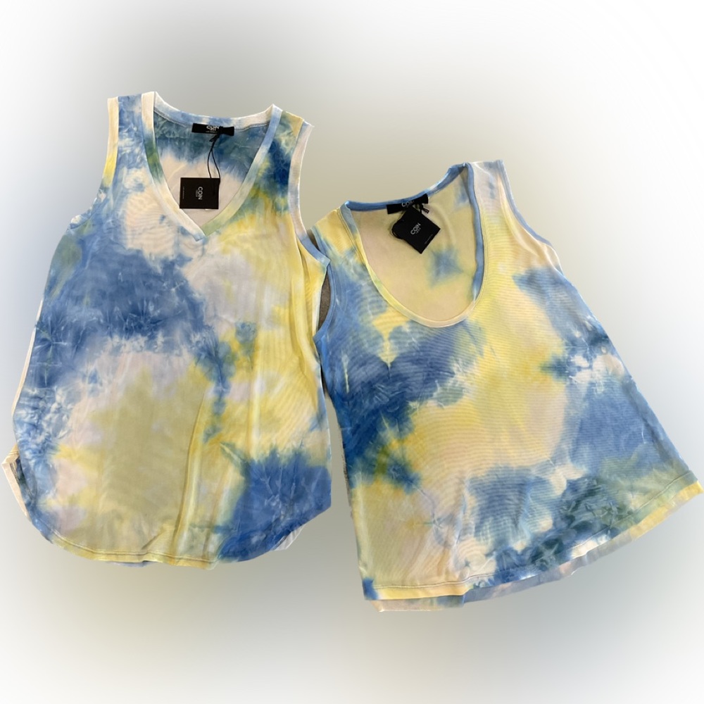 COIN1804 tie dye bundle of two styles